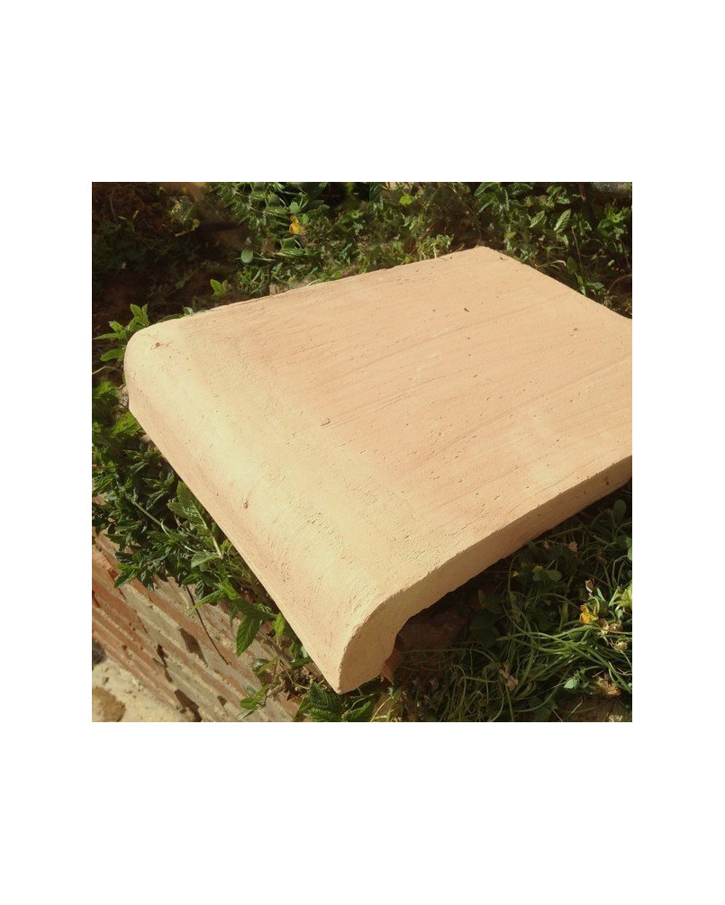 Nez-de-marche Terre cuite fait main Natural 30x34 (vendu à l'unité)