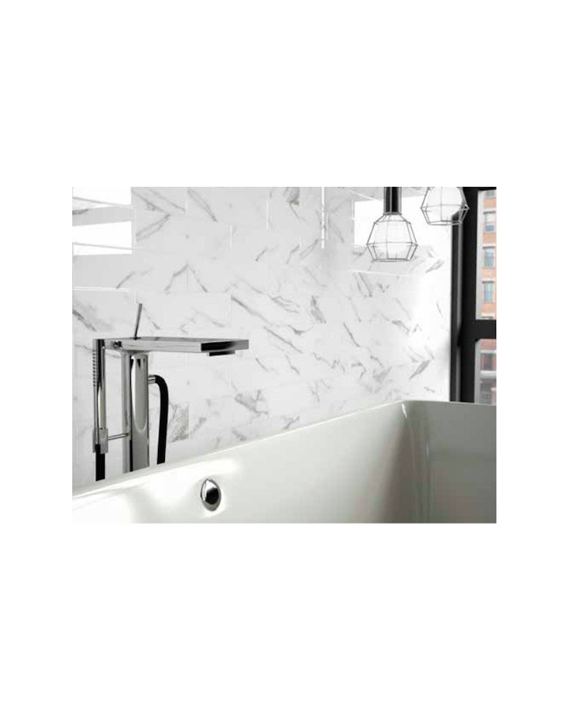 Carrelage Metro 7,5x15 blanc