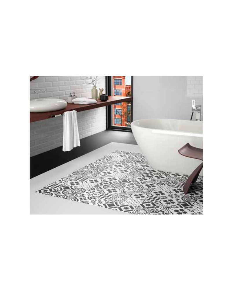 Carrelage Metro 7,5x15 blanc