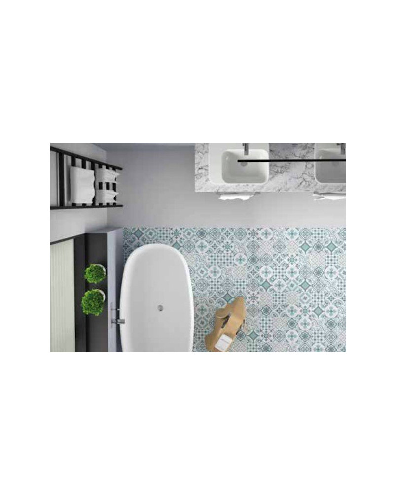 Carrelage Metro 7,5x15 blanc