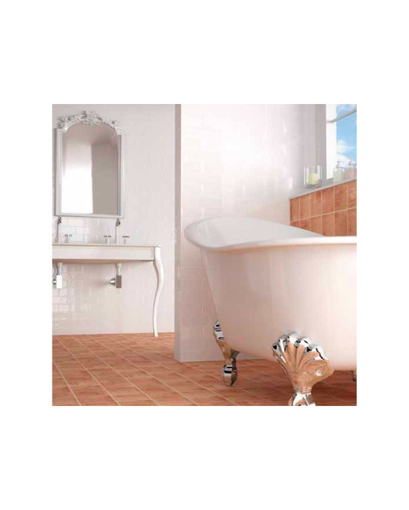 Carrelage Metro 7,5x15 blanc