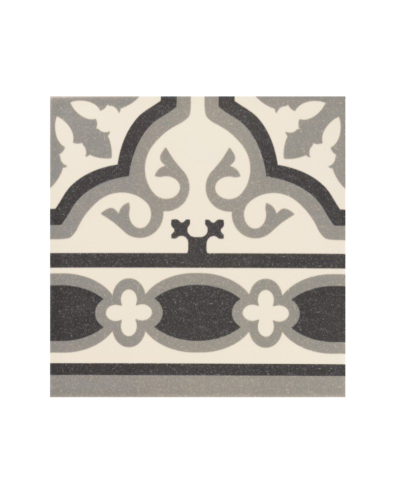 Cenefa Florentine White frise 20x20 (carton de 1 m²)