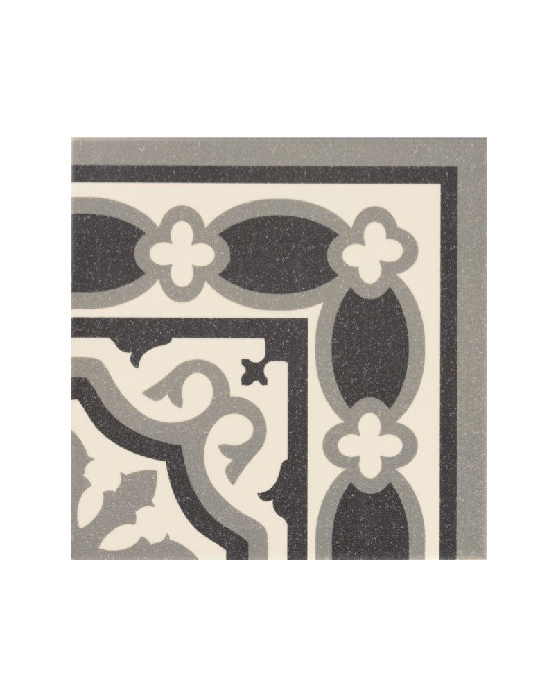 Esquina Florentine White carreau d'angle 20x20