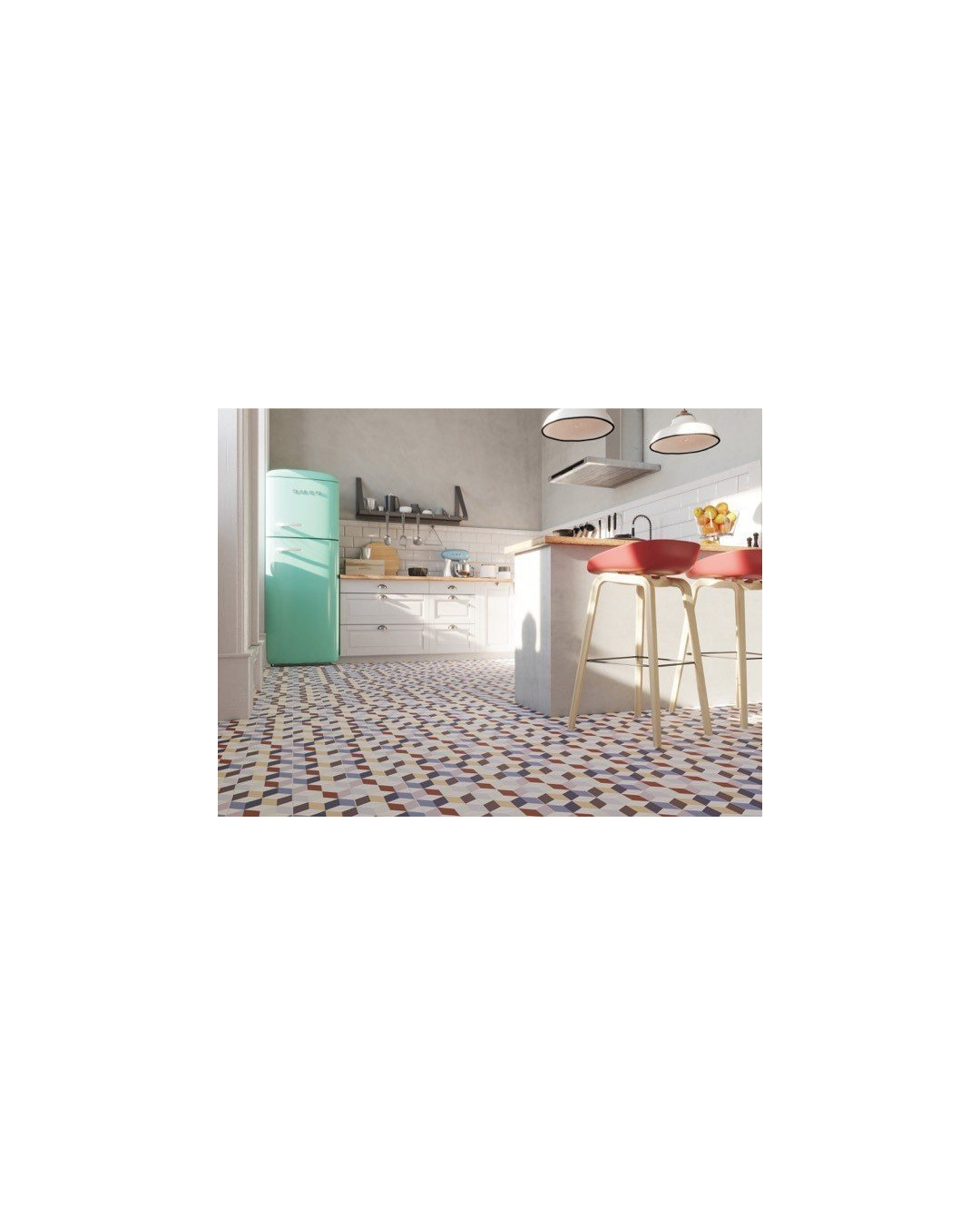 Carrelage Metro 7,5x15 blanc