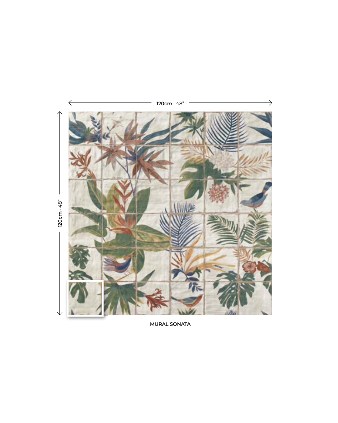 Ensemble Mural Sonata 20x20 (ensemble de 1,44 m²)