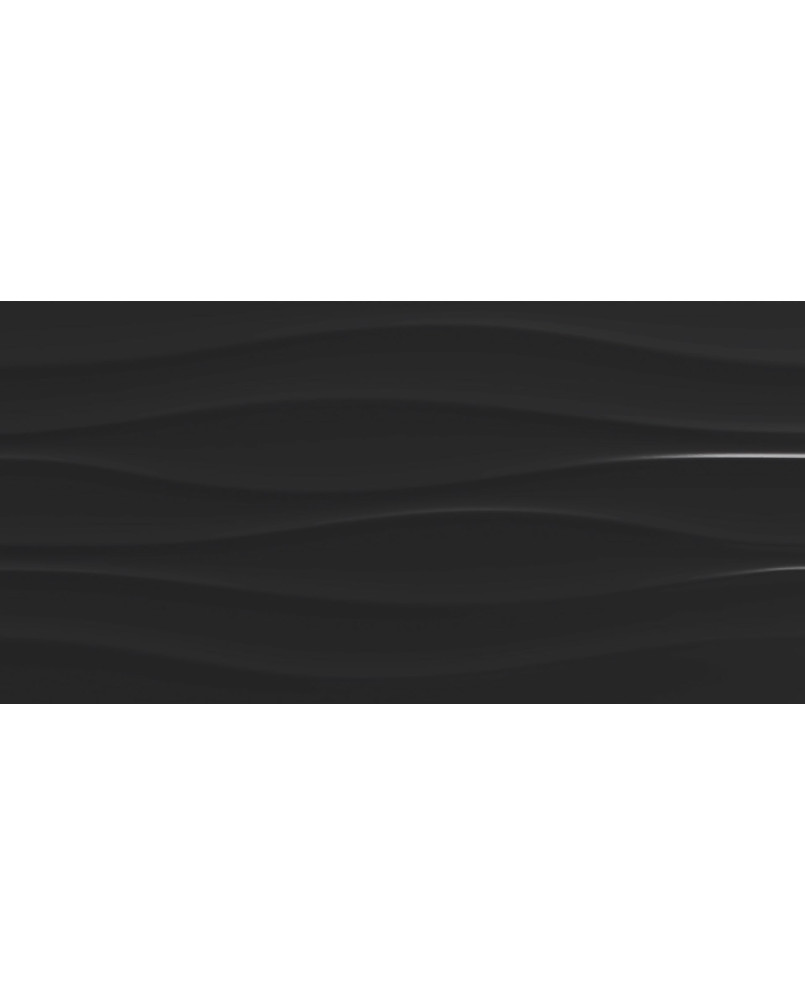 Olas Negro 25x50 (carton de 2 m²)