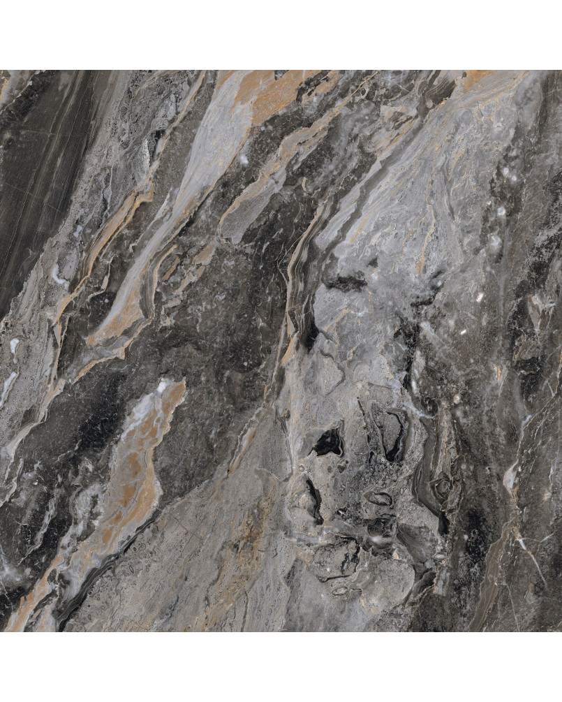 Échantillon gratuit Série Orobico black 90x90 poli bords rectifiés