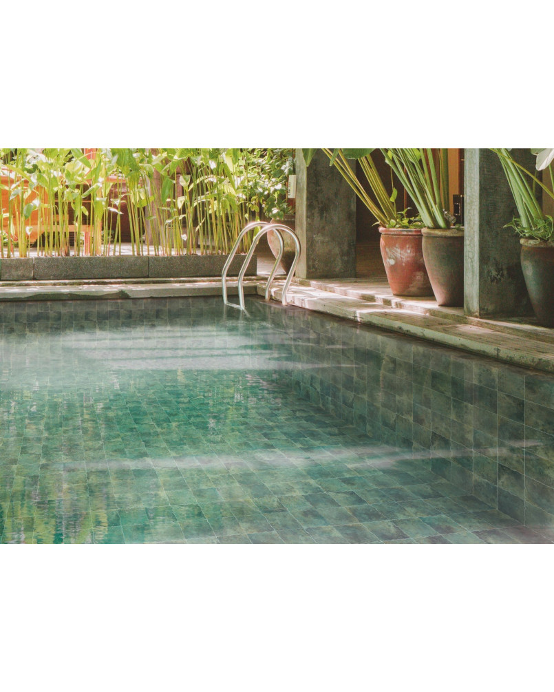 Ocean Green 20x20 carrelage piscine (carton de 1 m2)