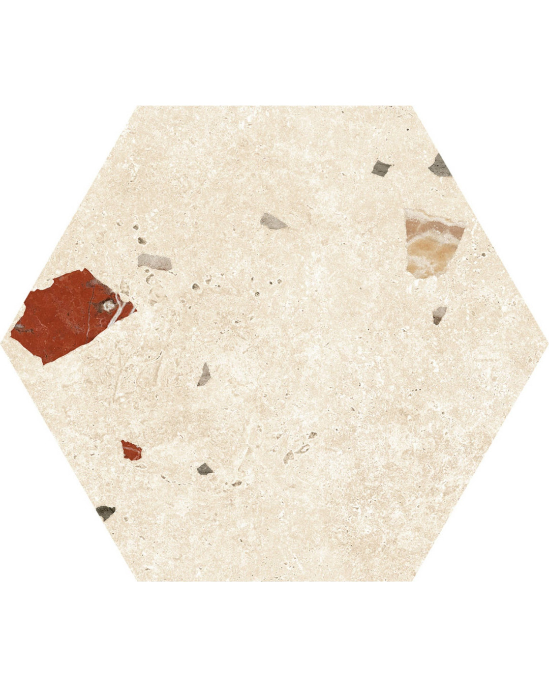 Échantillon gratuit Sonar Marfil hexagonal 22x25