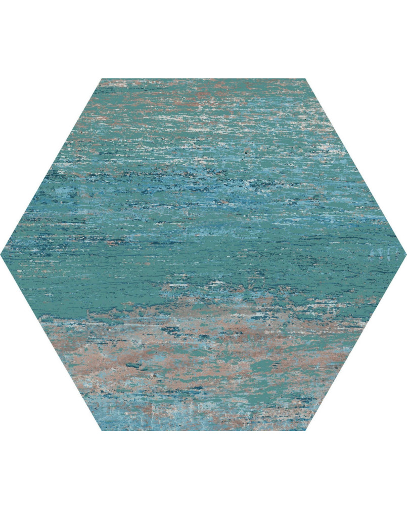 Série Cassis Hexagonal Blue...