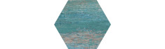 Série Cassis Hexagonal Blue 22x25 (carton de 1,04 m2)
