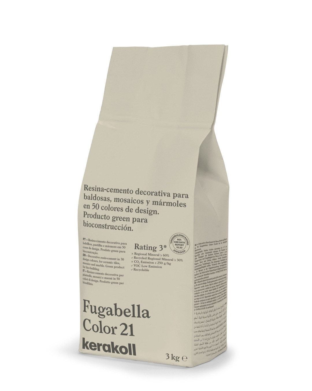 Sac mortier pour joints Kerakoll Fugabella Color 21 - 3Kg