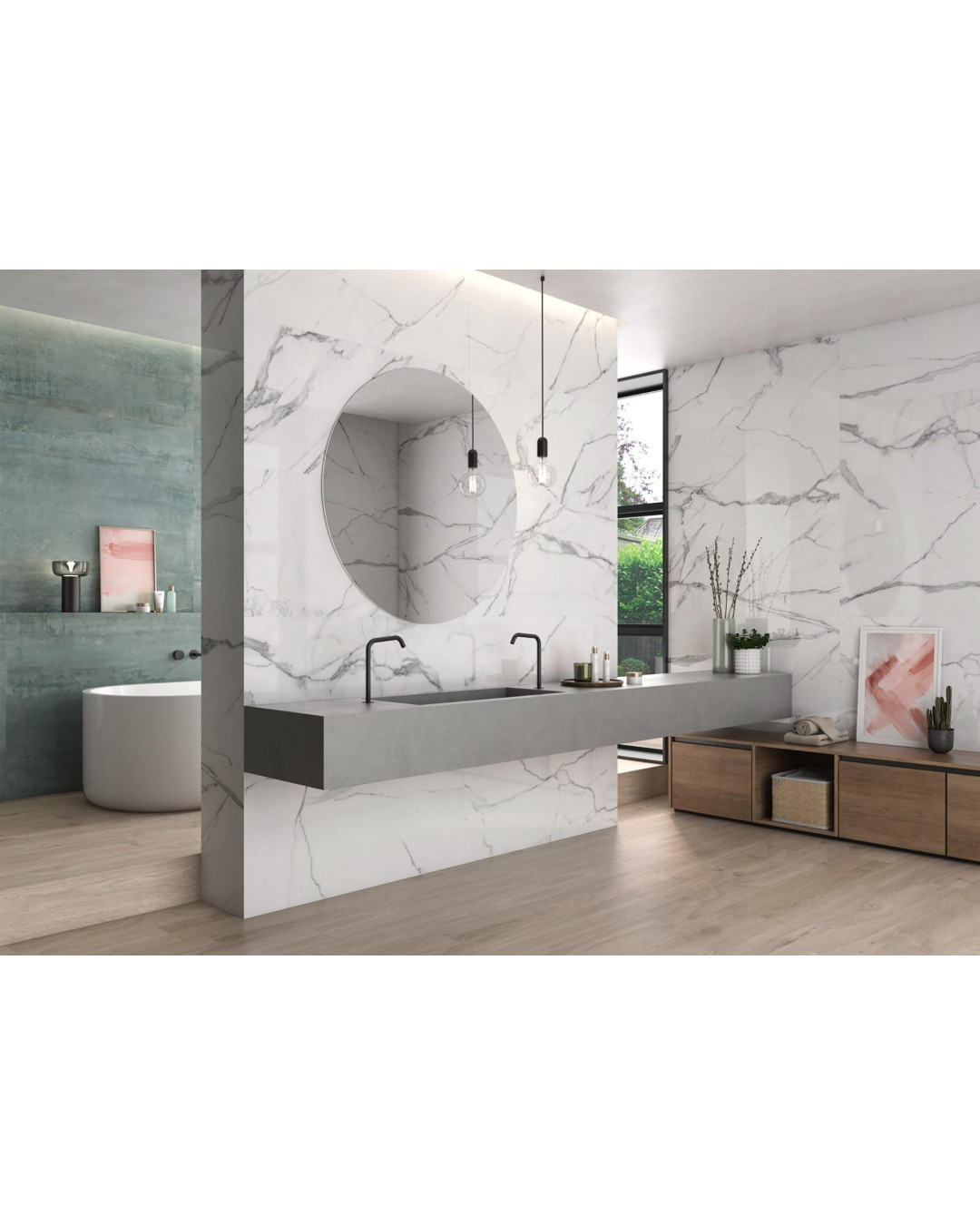 Série Milo blanco poli 60x60 (carton de 1,44 m2)