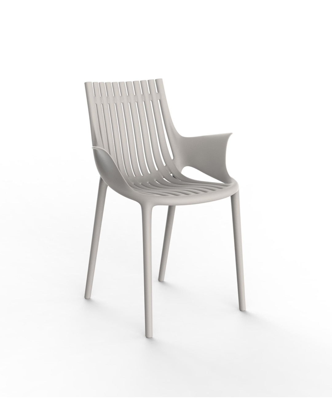 Chaise avec accoudoir Vondom Ibiza 60x51x81 - Écru - Lot de 4 unités