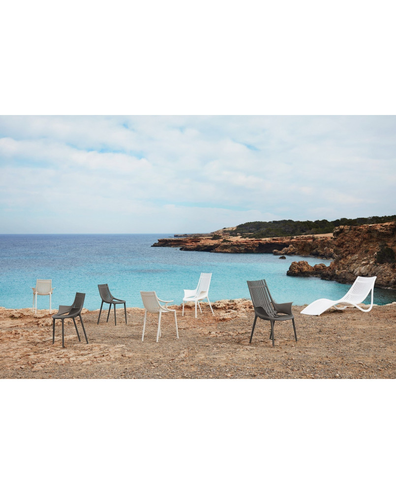 Fauteuil Vondom Ibiza 72x67x91 - Écru - Lot de 4 unités