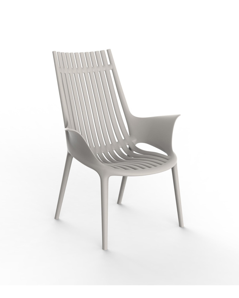 Fauteuil Vondom Ibiza 72x67x91 - Écru - Lot de 4 unités