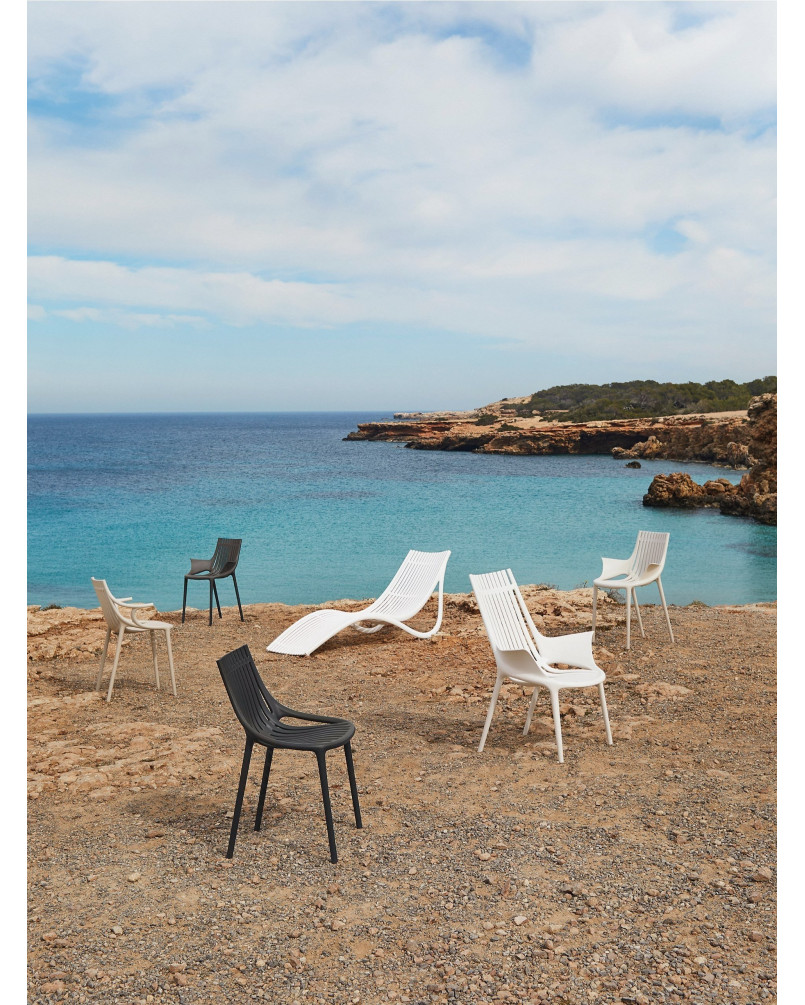 Fauteuil Vondom Ibiza 72x67x91 - Noir - Lot de 4 unités