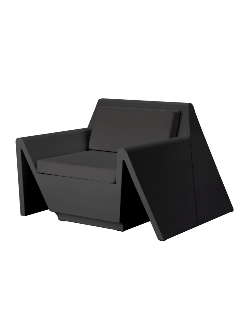 Fauteuil Vondom Rest 110x105x74 - Noir - Produit écoresponsable