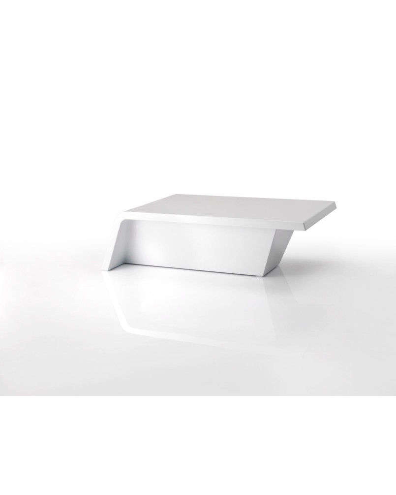 Table basse Vondom Rest 106x56x30 - Blanc - Produit écoresponsable