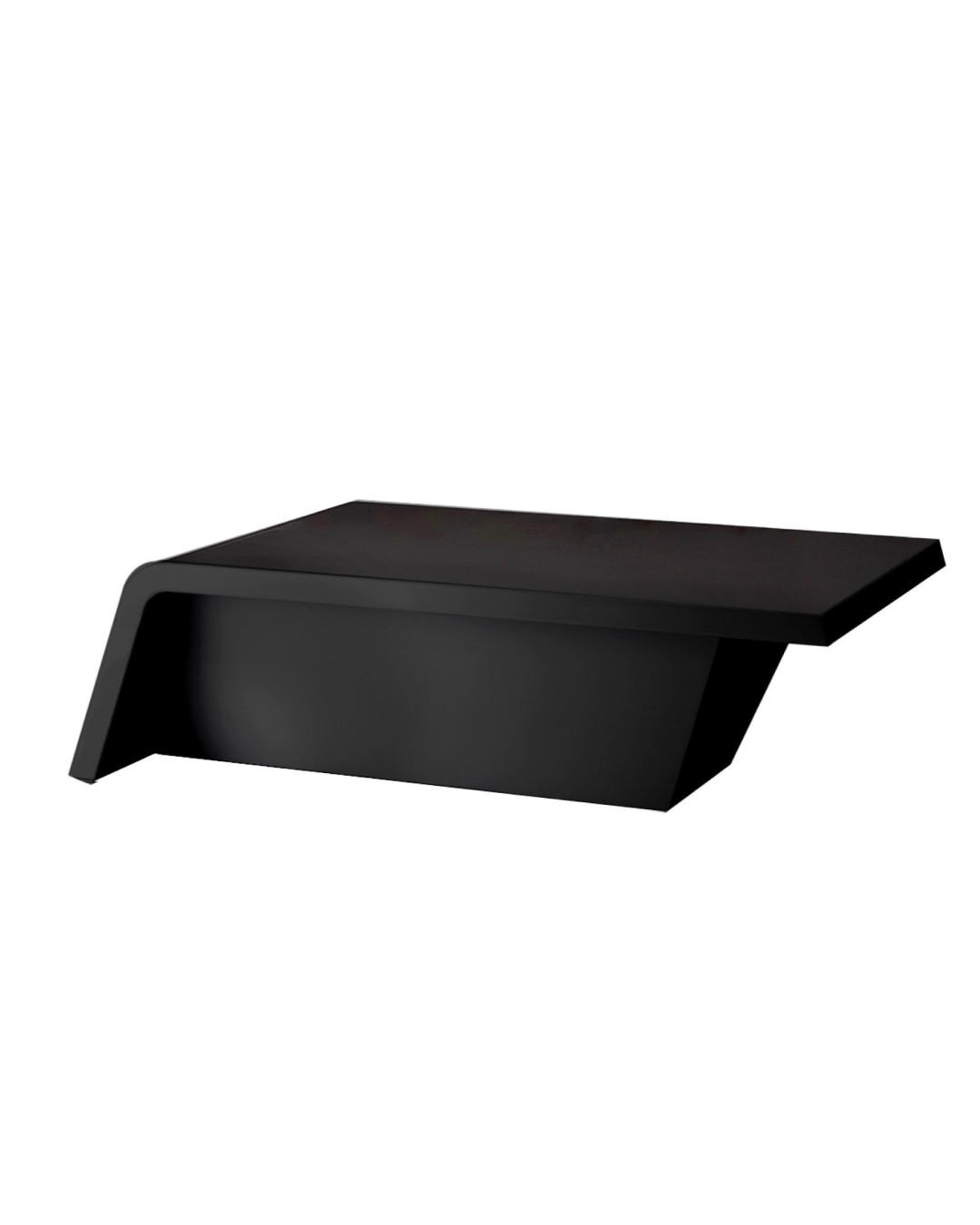 Table basse Vondom Rest 106x56x30 - Noir - Produit écoresponsable