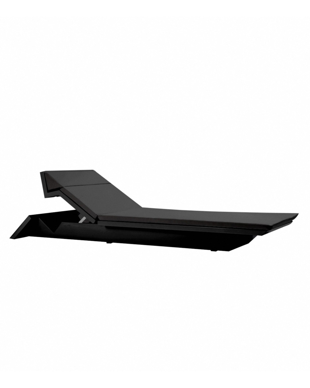 Chaise longue Vondom Rest Sun Chaise 226x72x24 - Noir - Produit écoresponsable