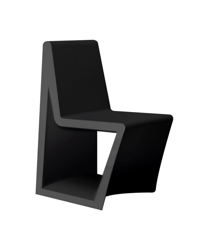 Chaise Vondom Rest 47x61x80 - Noir - Produit écoresponsable
