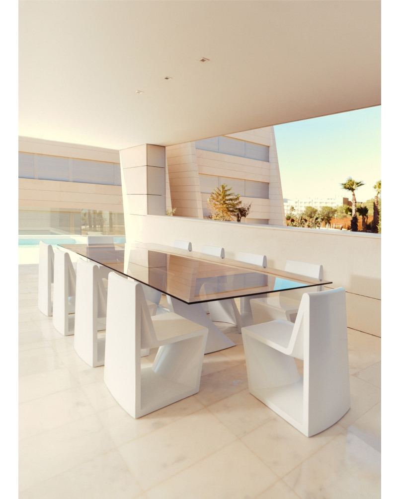 Chaise Vondom Rest 47x61x80 - Blanc - Produit écoresponsable