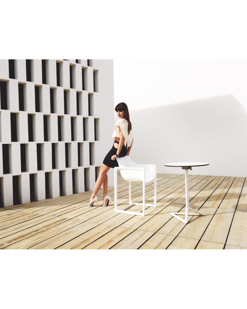 Chaise avec accoudoirs Vondom Wall Street 57x53x80 - Blanc - Lot de 2 unités