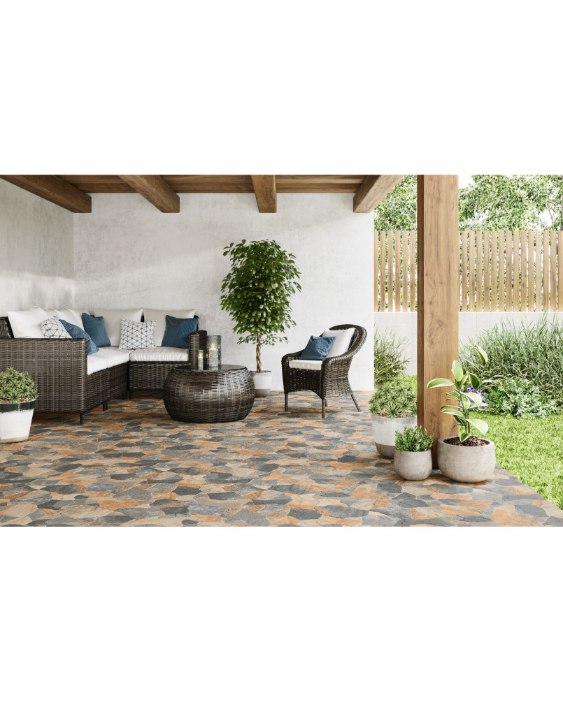 Série Slate Indian Flagstone 44x66 (carton de 1,17 m2)