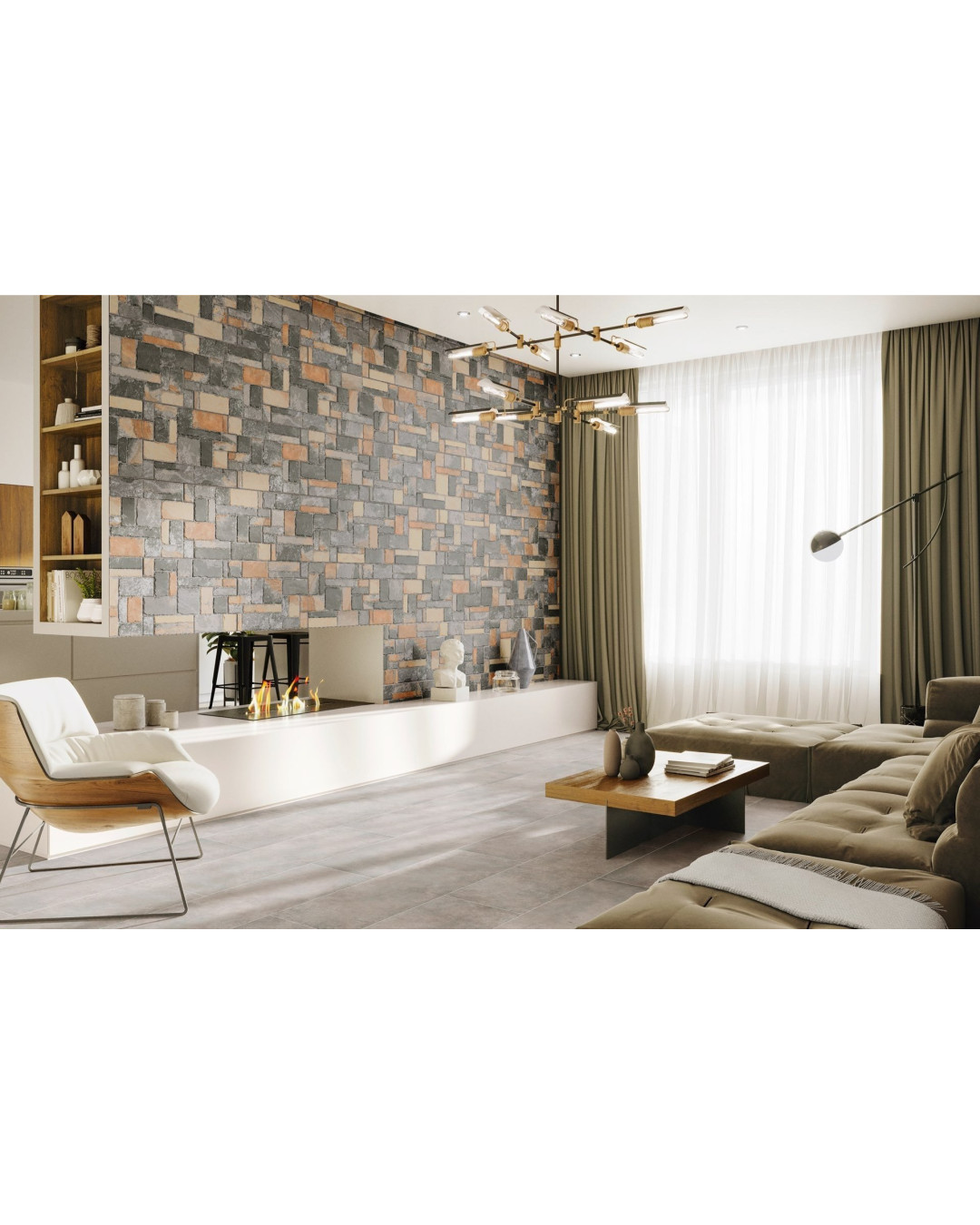 Série Slate Indian Stonework 44x66 (carton de 1,04 m2)