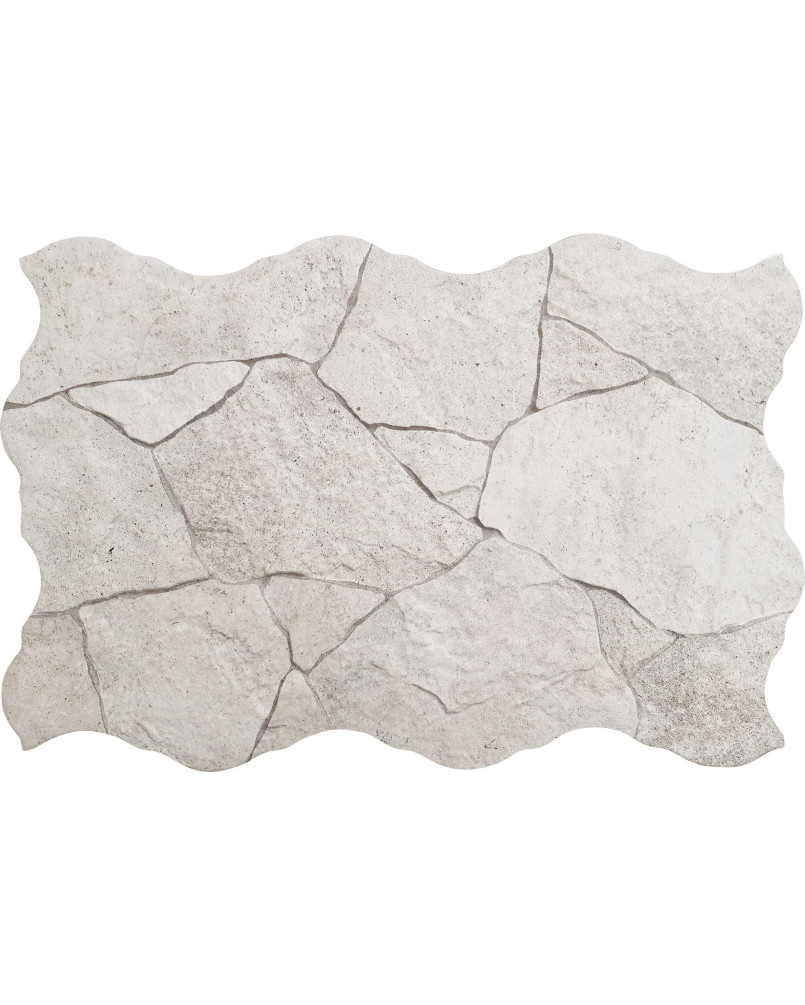 Echantillon Gratuit Série Borgogna White Flagstone 44x66