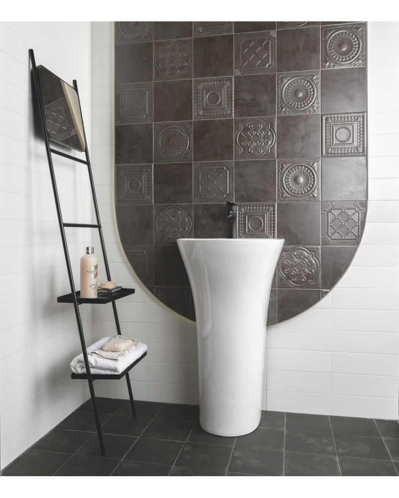 Série Metal Tiles Silver 20x20 (carton de 1 m2)