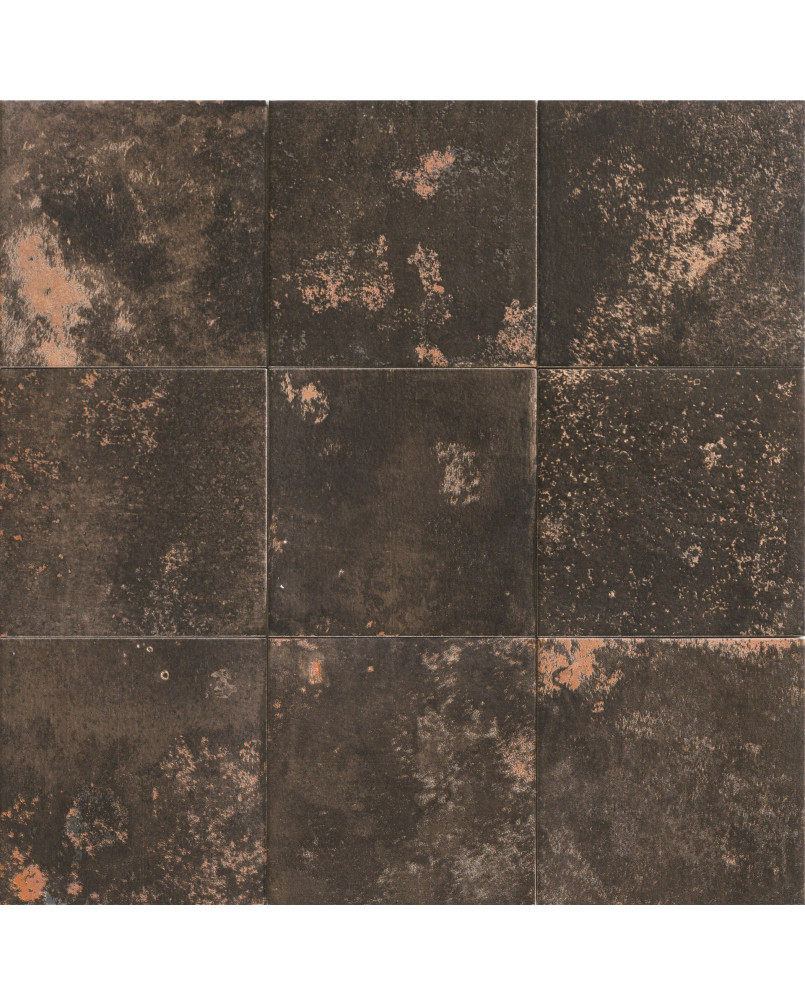 Carrelage style carreaux de ciment Série Meraki Black 20x20