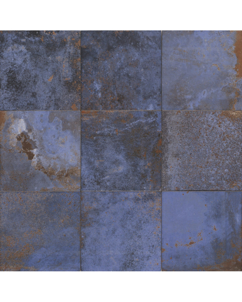 Carrelage style carreaux de ciment Série Meraki Blu 20x20