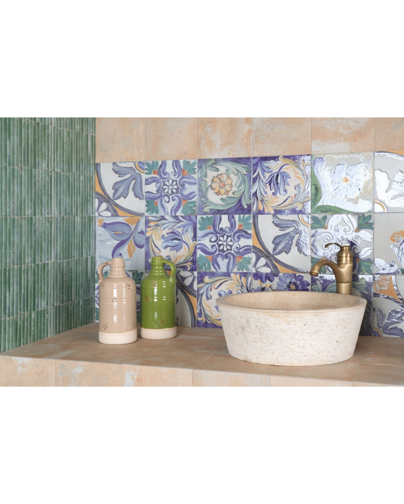 Carrelage style carreaux de ciment Série Land Anthology Land Cream 20x20