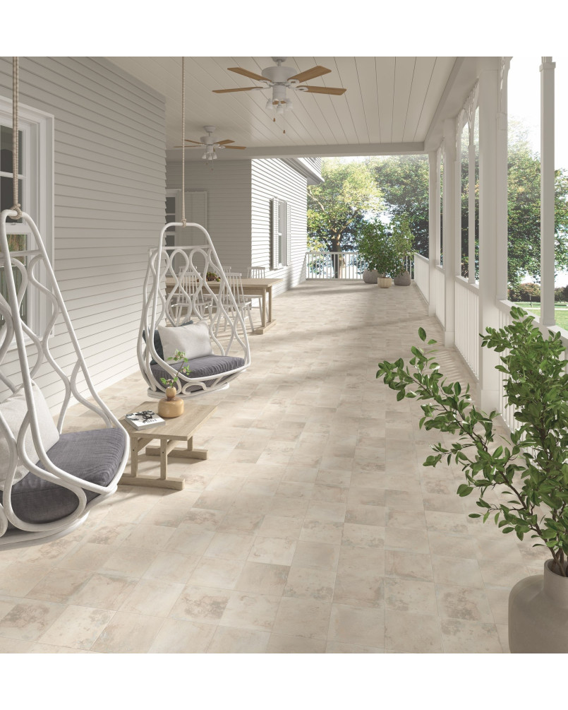 Carrelage style carreaux de ciment Série Land Anthology Land White 20x20