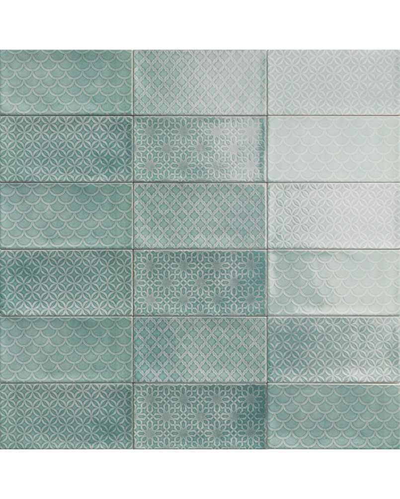 Série Decor Camden Emerald 10x20 (carton de 1 m2)