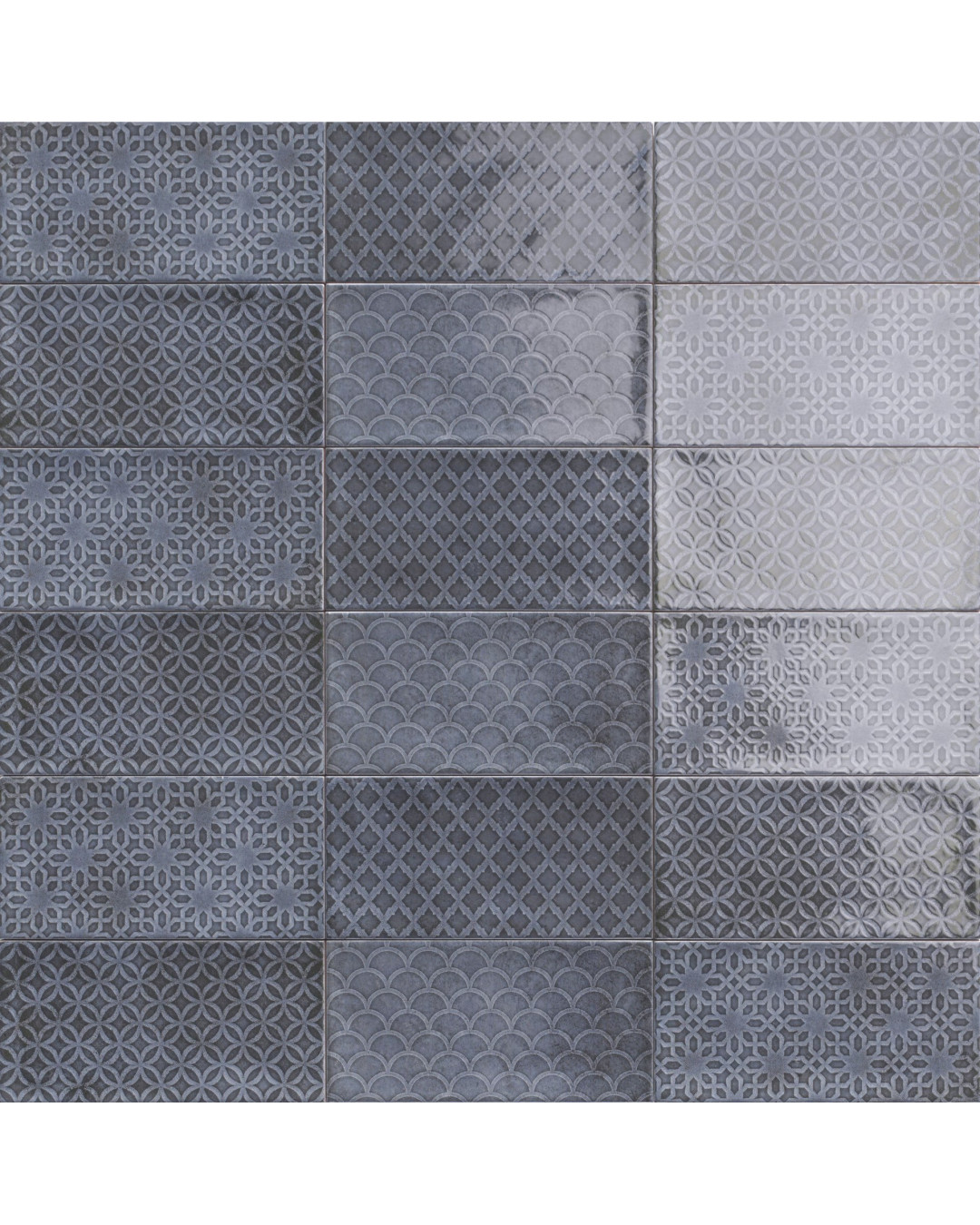 Série Decor Camden Azzurro 10x20 (carton de 1 m2)