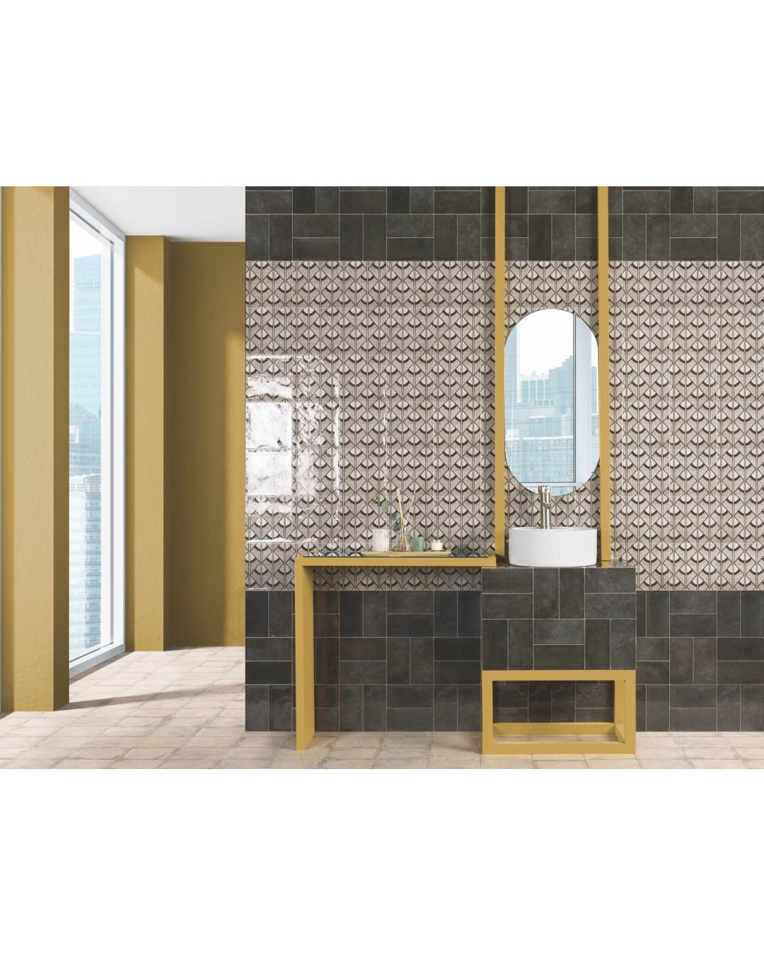 Série Camden nero 10x20 (carton de 1 m2)