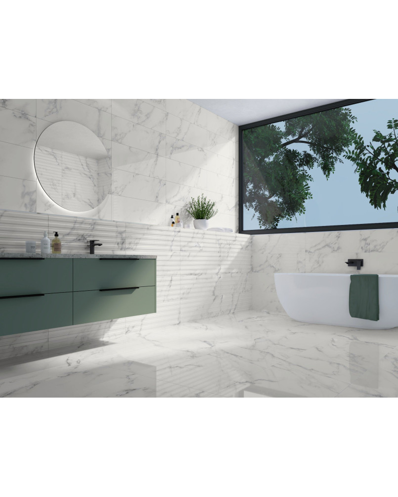 Série Calacata Cut 30x90 (carton de 1,08 m2)