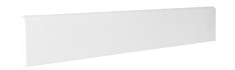 Plinthe carrelage blanc mat uni 8x60 (vendu à l'unité)