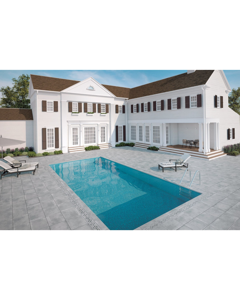 Lot de 15,62 m² de Carrelage 20mm Mustang Grey 61x61