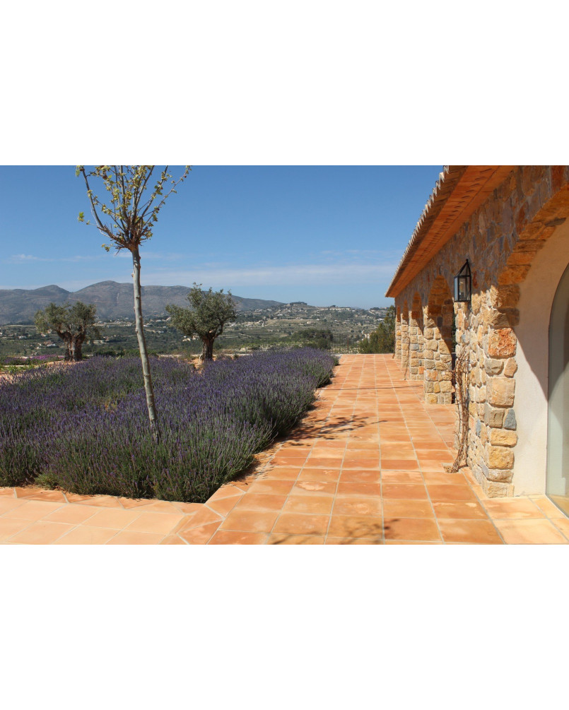 Terre cuite fait main Natural 40x40 (carton de 0,48 m²)