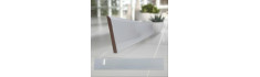 Plinthe carrelage blanc brillant uni Mainzu 8x60 (vendu à l'unité)